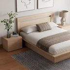 Ensemble de chambre à coucher Malibu 4 pièces avec lit, tête de lit et 2 tables de chevet