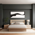 Ensemble de chambre à coucher Malibu 4 pièces avec lit, tête de lit et 2 tables de chevet
