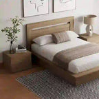 Ensemble de chambre à coucher Malibu 4 pièces avec lit, tête de lit et 2 tables de chevet