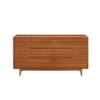 Ensemble de chambre à coucher Dylan 4 pièces avec lit plateforme Queen et commode en cuivre