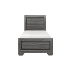 Ensemble de chambre à coucher moderne Valli 3 pièces gris