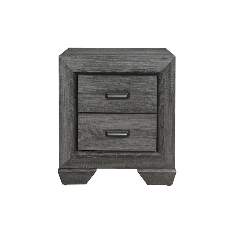 Ensemble de chambre à coucher moderne Valli 3 pièces gris