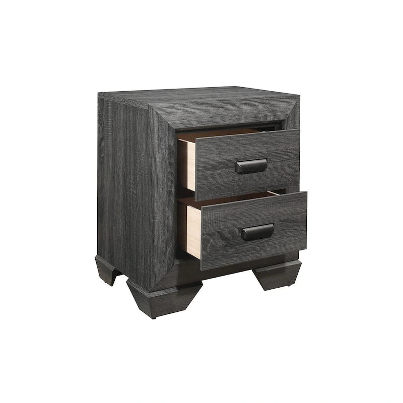 Ensemble de chambre à coucher moderne Valli 3 pièces gris