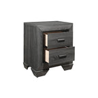 Ensemble de chambre à coucher moderne Valli 3 pièces gris