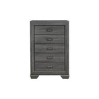 Ensemble de chambre à coucher moderne Valli 3 pièces gris
