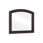 Ensemble de chambre à coucher Chelsey 4 pièces en cerisier brun traditionnel avec plateforme et rangement