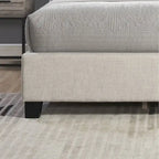 Ensemble de chambre à coucher rembourré 3 pièces Astral de Roundhill Furniture, lit à oreilles capitonné avec deux tables de chevet