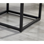 Ensemble de chambre à coucher rembourré 3 pièces Astral de Roundhill Furniture, lit à oreilles capitonné avec deux tables de chevet