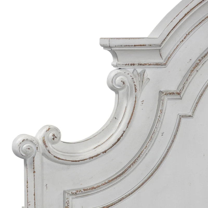 Ensemble lit à panneaux, commode et miroir Magnolia Manor