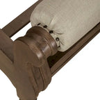 Ensemble de chambre à coucher style ferme américaine comprenant un lit traîneau, une commode, un miroir et une table de chevet