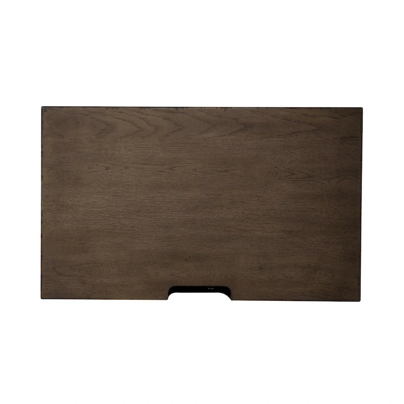 Ensemble de chambre à coucher style ferme américaine comprenant un lit traîneau, une commode, un miroir et une table de chevet