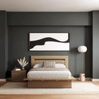 Ensemble de chambre à coucher Malibu 3 pièces avec lit, tête de lit et table de chevet