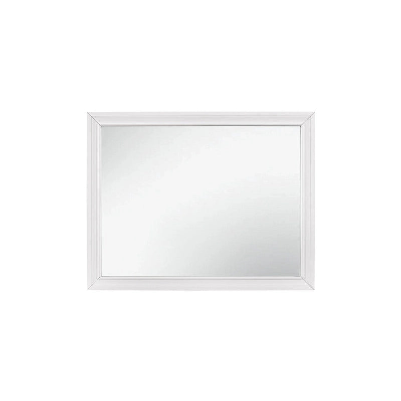 Lit plateforme de rangement Beatrice 4 pièces, moderne, blanc, recouvert de similicuir.