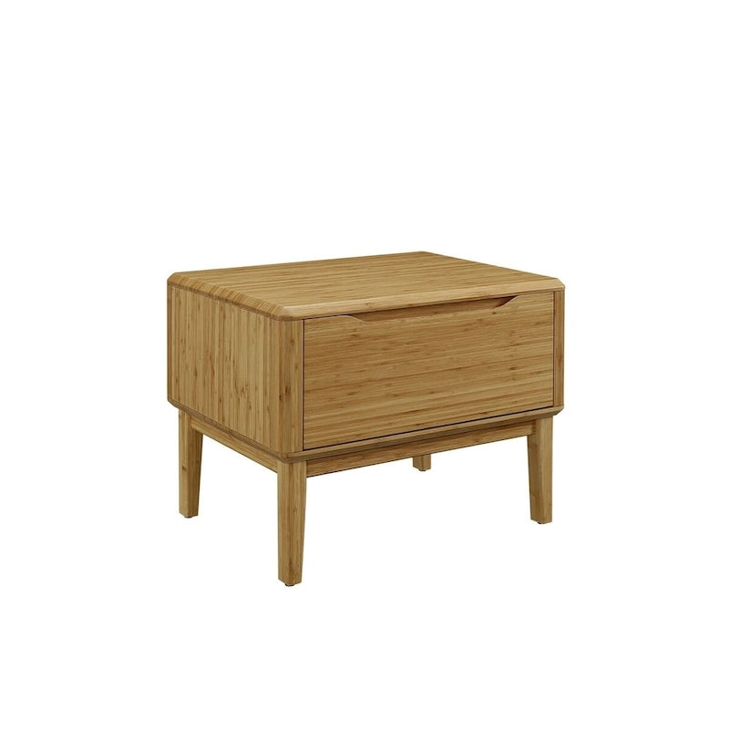 Ensemble de chambre à coucher Dylan 4 pièces avec lit plateforme Queen et commode, couleur dorée