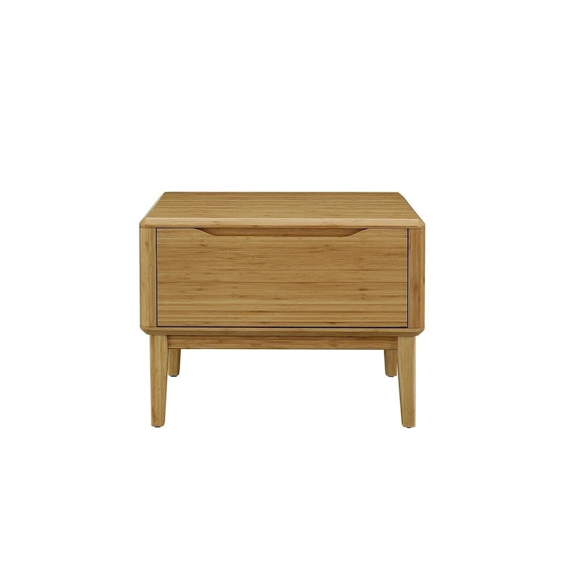 Ensemble de chambre à coucher Dylan 4 pièces avec lit plateforme Queen et commode, couleur dorée