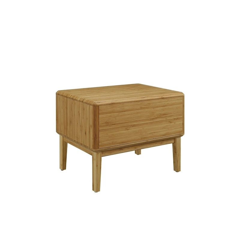 Ensemble de chambre à coucher Dylan 4 pièces avec lit plateforme Queen et commode, couleur dorée