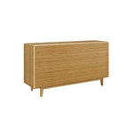 Ensemble de chambre à coucher Dylan 4 pièces avec lit plateforme Queen et commode, couleur dorée