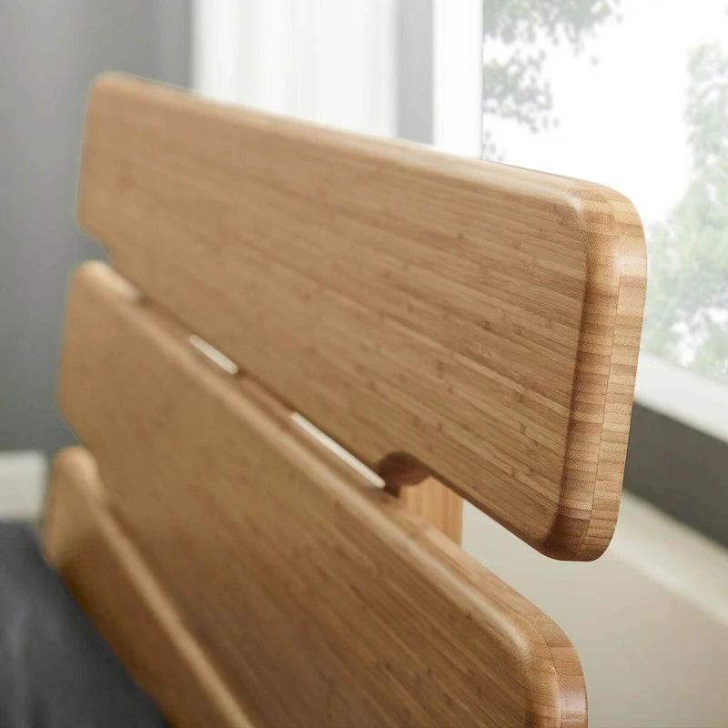 Ensemble de chambre à coucher Dylan 4 pièces avec lit plateforme Queen et commode, couleur dorée