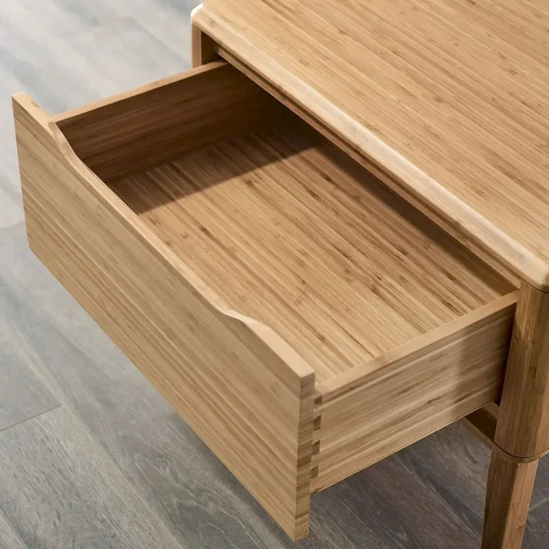 Ensemble de chambre à coucher Dylan 4 pièces avec lit plateforme Queen et commode, couleur dorée
