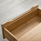 Ensemble de chambre à coucher Dylan 4 pièces avec lit plateforme Queen et commode, couleur dorée