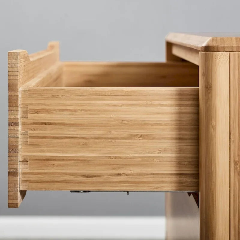 Ensemble de chambre à coucher Dylan 4 pièces avec lit plateforme Queen et commode, couleur dorée