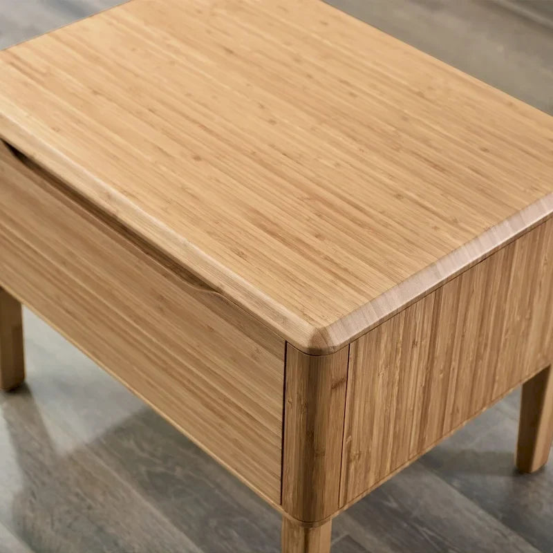 Ensemble de chambre à coucher Dylan 4 pièces avec lit plateforme Queen et commode, couleur dorée
