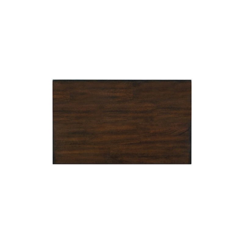 Ensemble de chambre à coucher moderne Salma 5 pièces marron avec plateforme et rangement