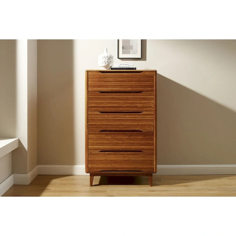 Ensemble de chambre à coucher Dylan 5 pièces avec plateforme Queen en cuivre