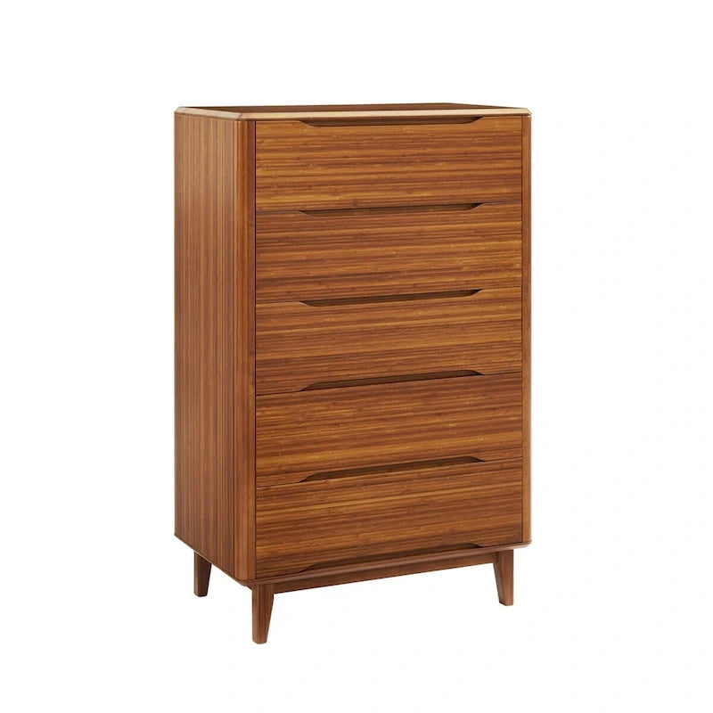 Ensemble de chambre à coucher Dylan 5 pièces avec plateforme Queen en cuivre