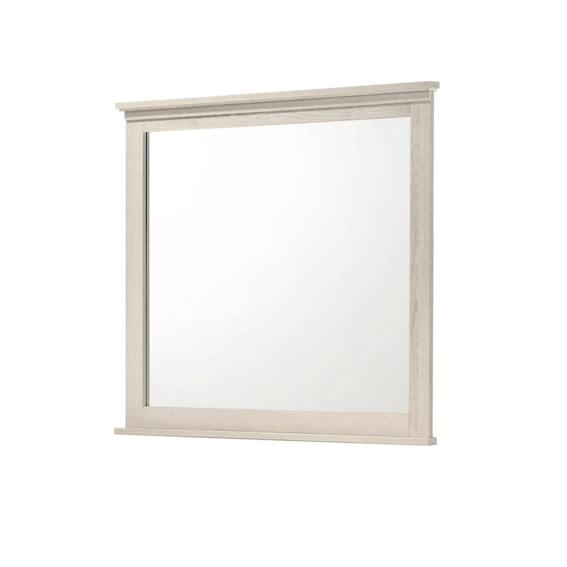 Ensemble de chambre à coucher Edyth 4 pièces avec panneaux LED blancs