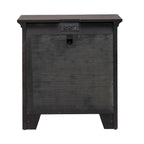 Lit, commode, miroir et table de chevet Paradise Valley Saddle Brown