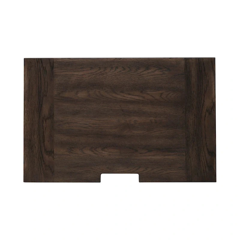 Lit, commode, miroir et table de chevet Paradise Valley Saddle Brown