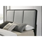 Ensemble de chambre à coucher 4 pièces Anser noir et gris