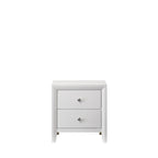 Ensemble de chambre à coucher Sim 4 pièces à panneaux blancs