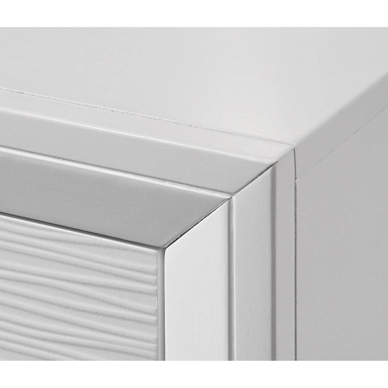 Ensemble de chambre à coucher Sim 4 pièces à panneaux blancs