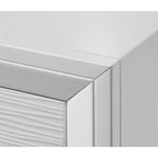 Ensemble de chambre à coucher Sim 4 pièces à panneaux blancs