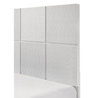 Ensemble de chambre à coucher Sim 4 pièces à panneaux blancs