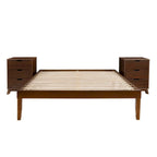 Ensemble de chambre Purcell 3 pièces avec tables de chevet à 3 tiroirs (lot de 2)