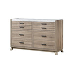 Ensemble de chambre à coucher Daemon 5 pièces à panneaux marron clair