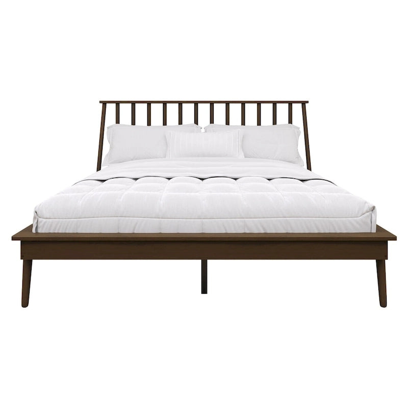 Ensemble de chambre à coucher en bois vintage 3 pièces CraftPorch