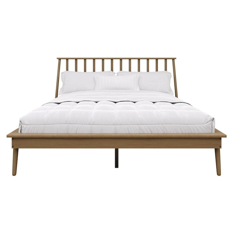 Ensemble de chambre à coucher en bois vintage 3 pièces CraftPorch