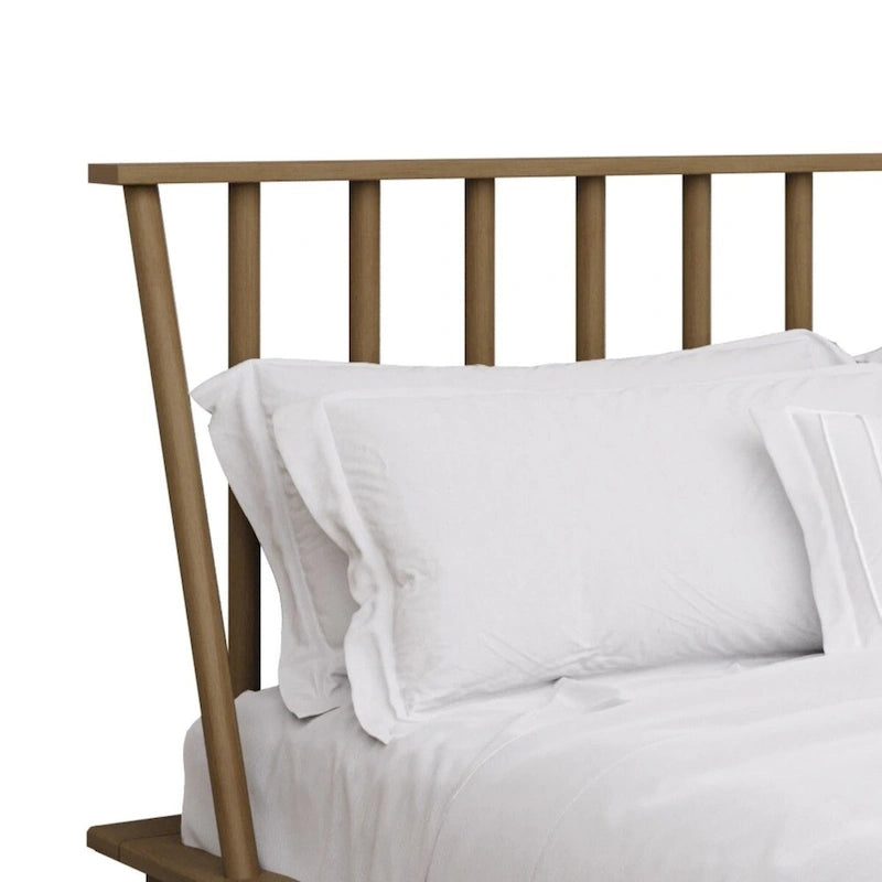 Ensemble de chambre à coucher en bois vintage 3 pièces CraftPorch