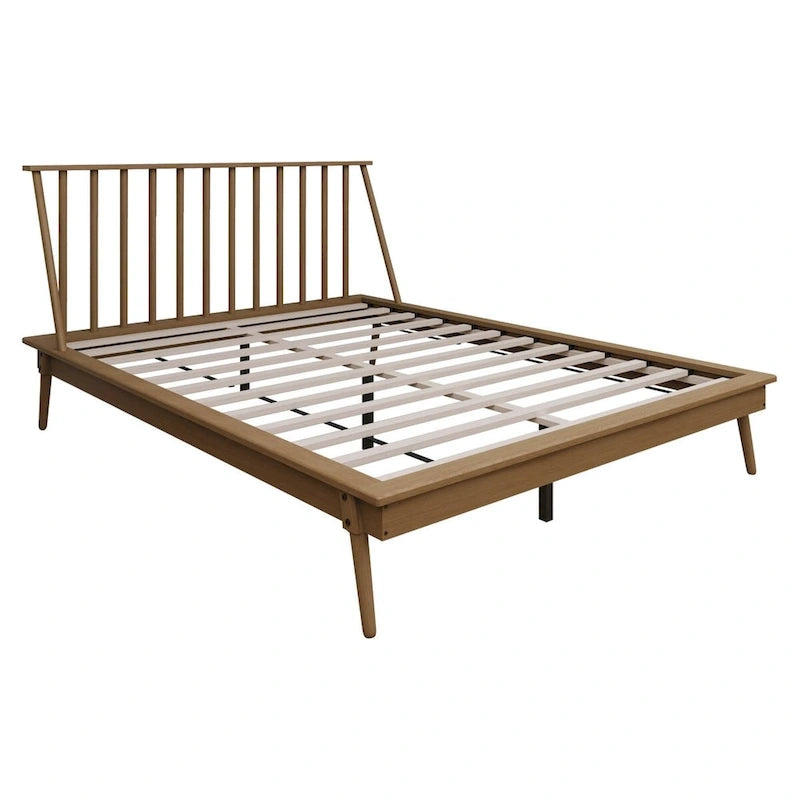 Ensemble de chambre à coucher en bois vintage 3 pièces CraftPorch