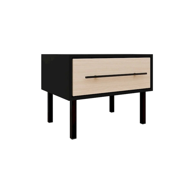 Ensemble de chambre à coucher en bois vintage 3 pièces CraftPorch