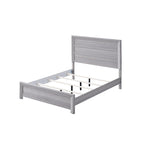 Ensemble de chambre à coucher Essa 5 pièces à panneaux gris
