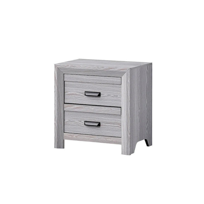 Ensemble de chambre à coucher Essa 5 pièces à panneaux gris