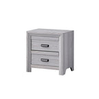 Ensemble de chambre à coucher Essa 5 pièces à panneaux gris