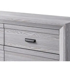 Ensemble de chambre à coucher Essa 5 pièces à panneaux gris