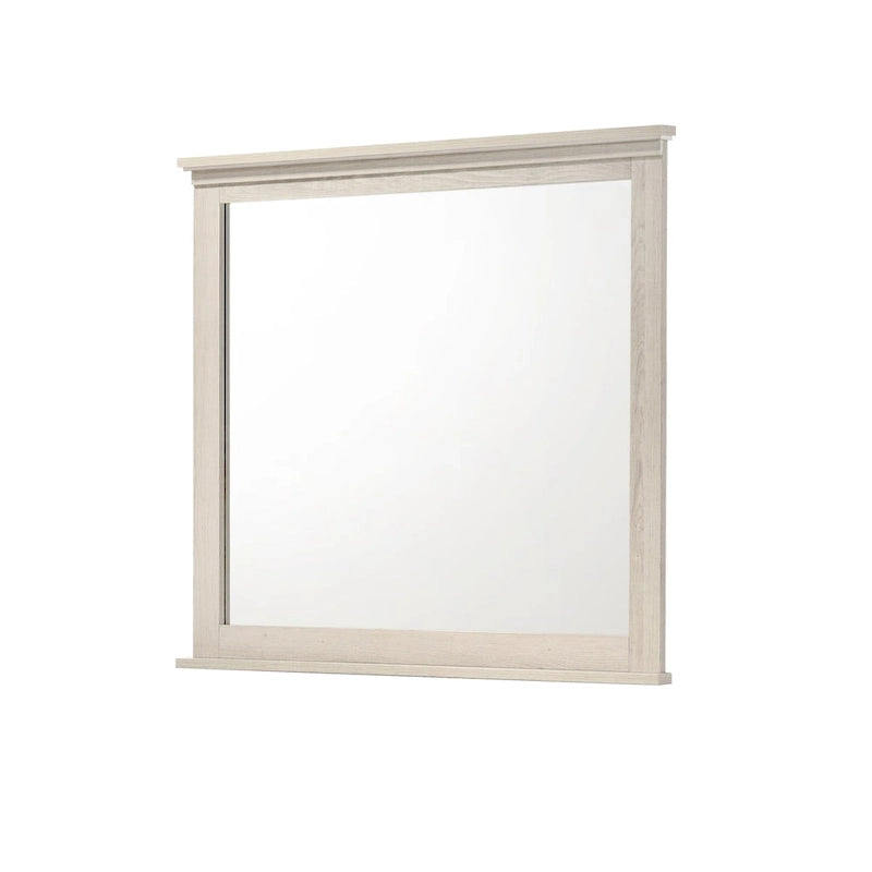 Ensemble de chambre à coucher Edyth 5 pièces avec panneaux LED blancs