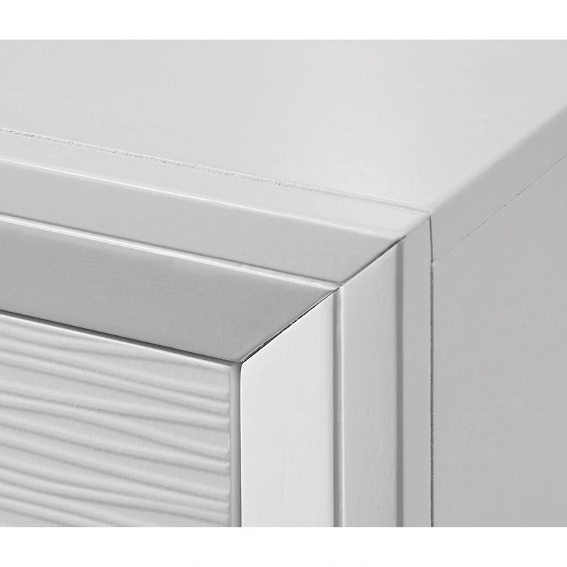 Ensemble de chambre à coucher Sim 5 pièces à panneaux blancs